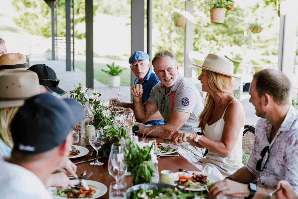 Long table lunch